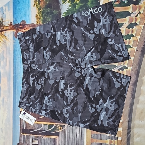 AFTCO Camo Fishing Shorts‎ Size 30 NWT - Picture 6 of 6